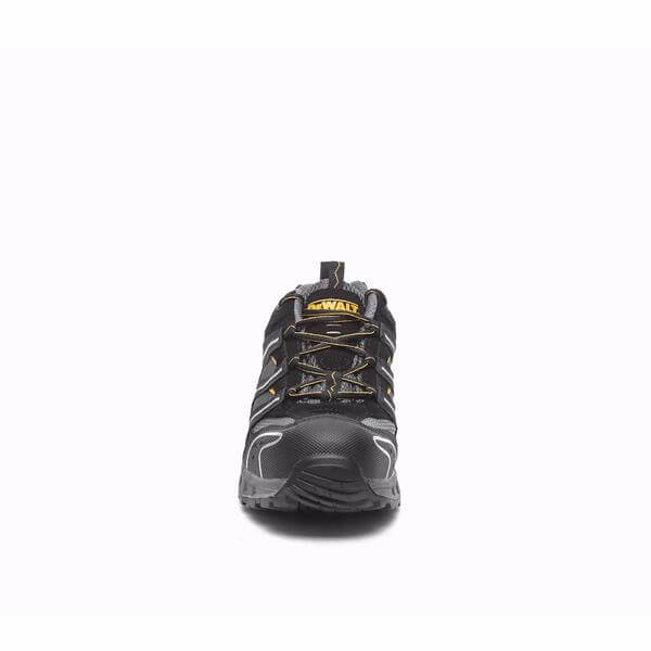 DeWalt Cutter Black and Grey Sports Safety Trainers Black Grey Front #colour_black-grey