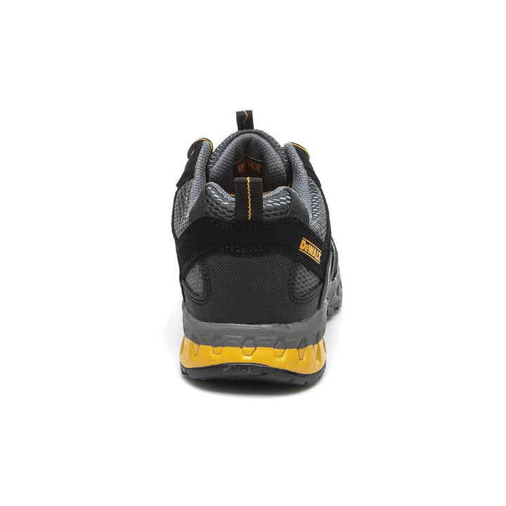 DeWalt Cutter Black and Grey Sports Safety Trainers Black Grey Heel #colour_black-grey