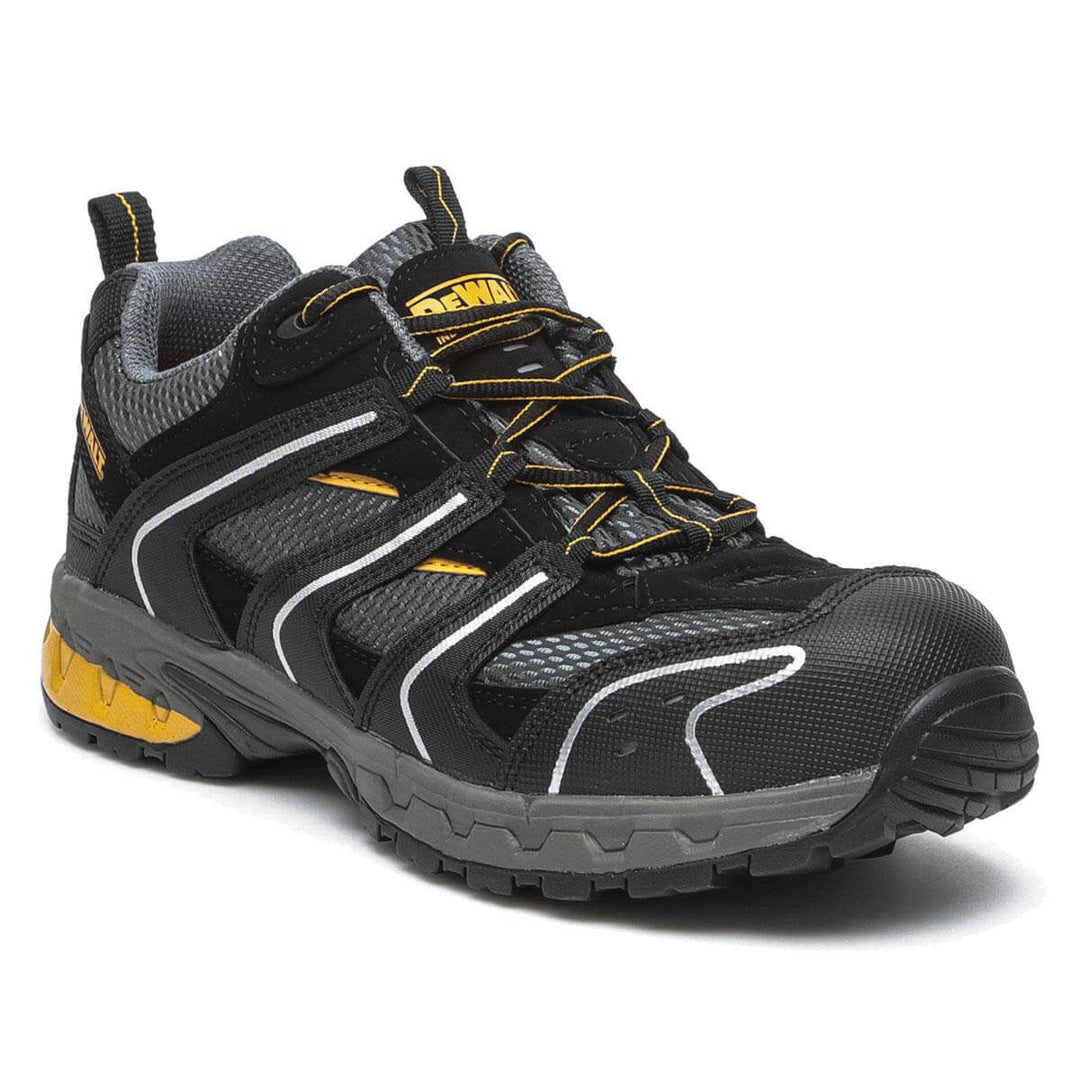 DeWalt Cutter Black and Grey Sports Safety Trainers Black Grey Main #colour_black-grey