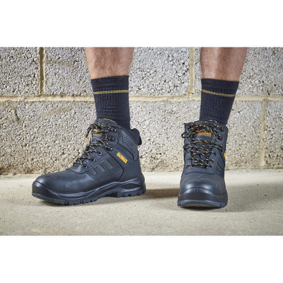DeWalt Douglas Black Waterproof Safety Boots Black Model 1 #colour_black