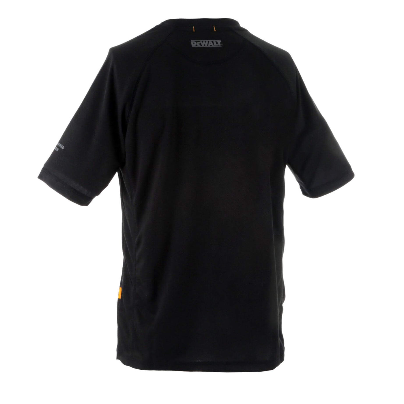 DeWalt Easton PWS Performance T Shirt Black Back #colour_black