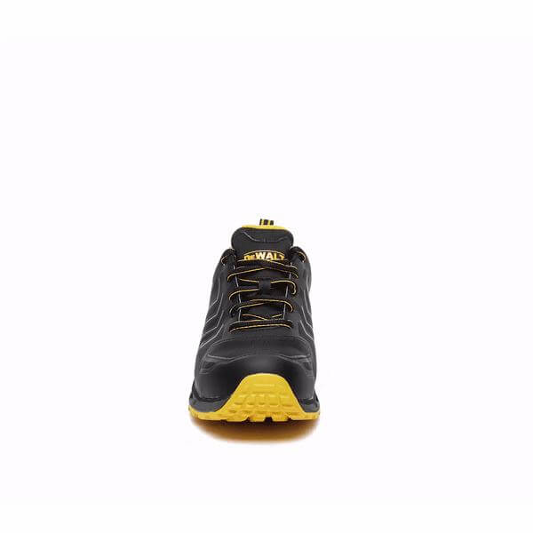 DeWalt Fargo Black Sports Safety Trainers Black Front #colour_black