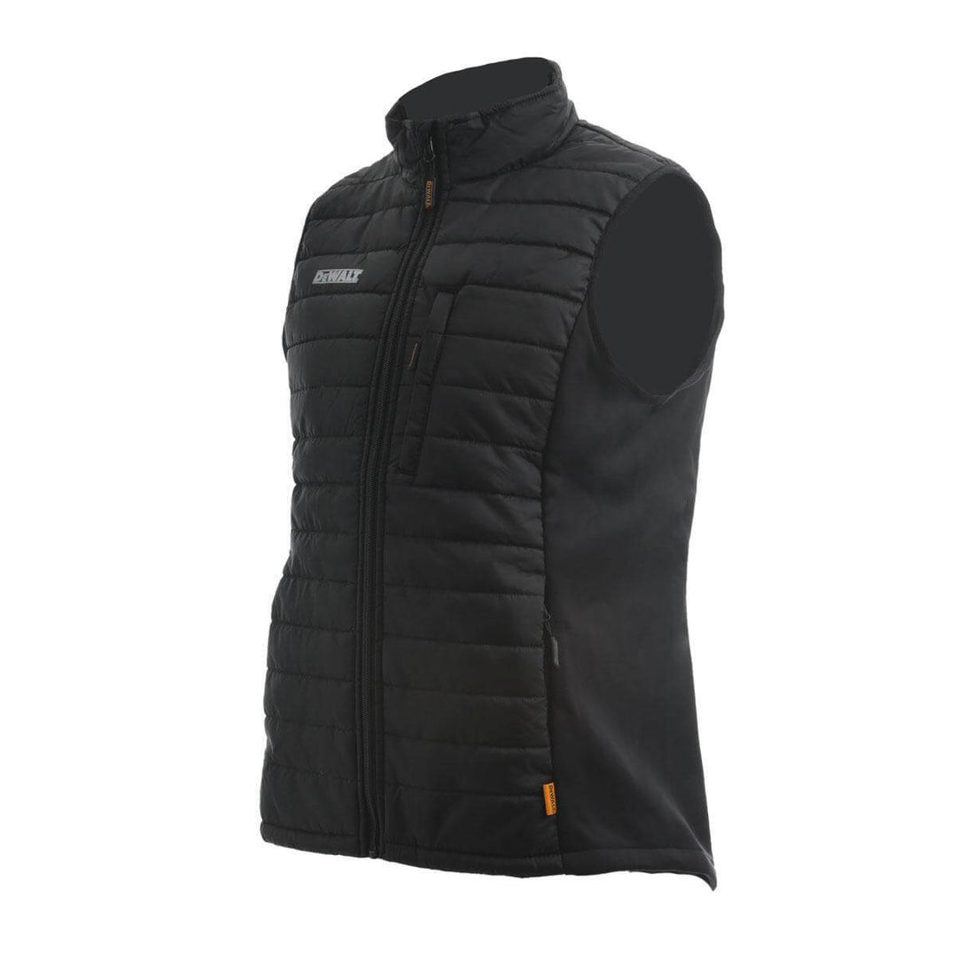 DeWalt Force Soft Padded Lightweight Gilet Black Side 1 #colour_black