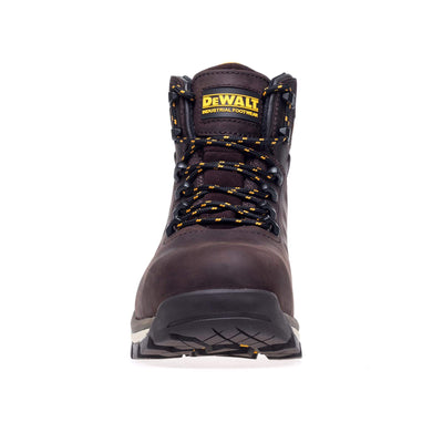 DeWalt Hammer Brown Metal Free Safety Boots Brown Front #colour_brown