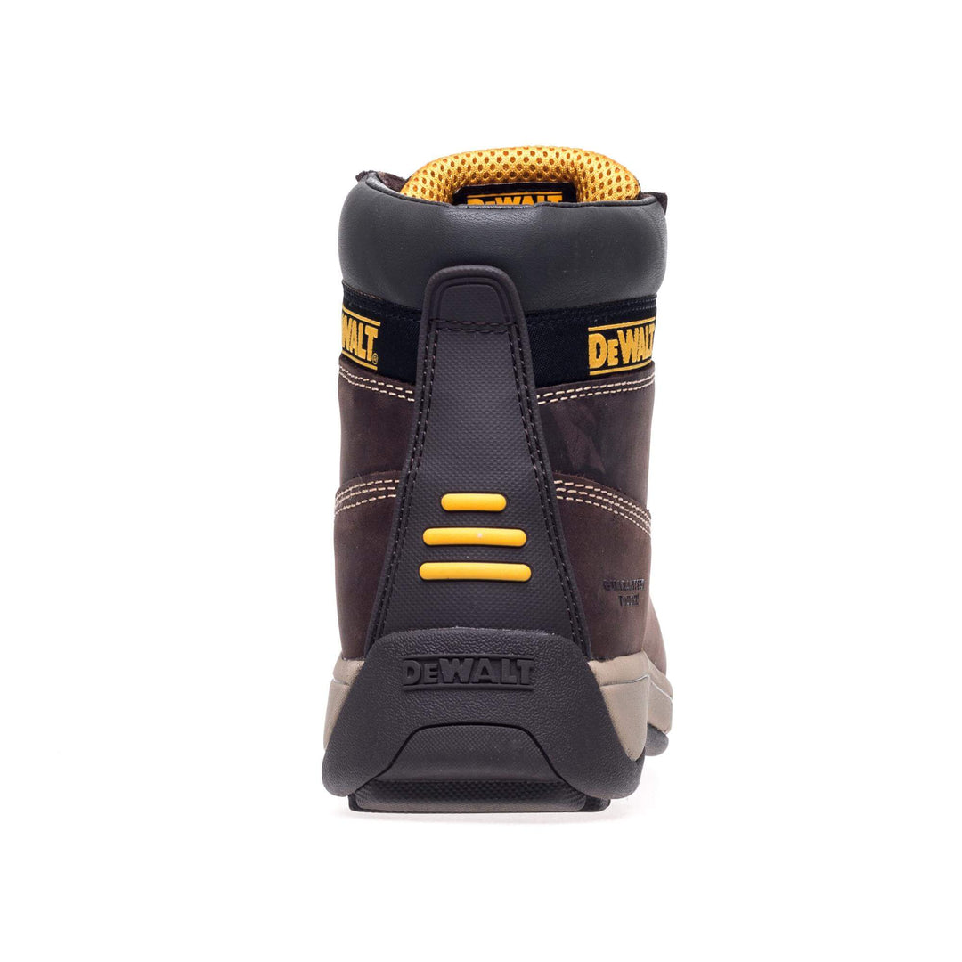 DeWalt Hammer Brown Metal Free Safety Boots Brown Heel #colour_brown