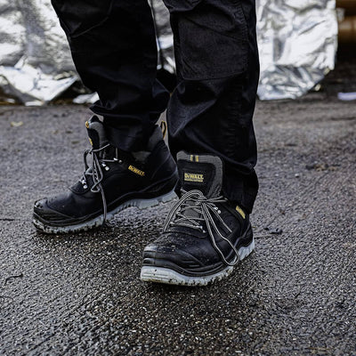 DeWalt Laser Black Safety Hiker Boots Black Model 3 #colour_black