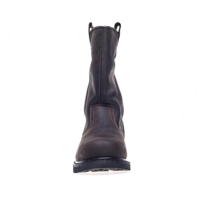 DeWalt Millington Metal Free Lightweight Waterproof Safety Rigger Boots Brown Front #colour_brown
