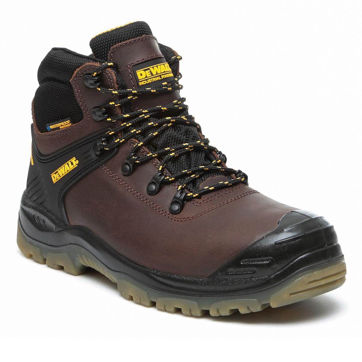 DeWalt Newark Waterproof Safety Hiker Boots Brown Main #colour_brown
