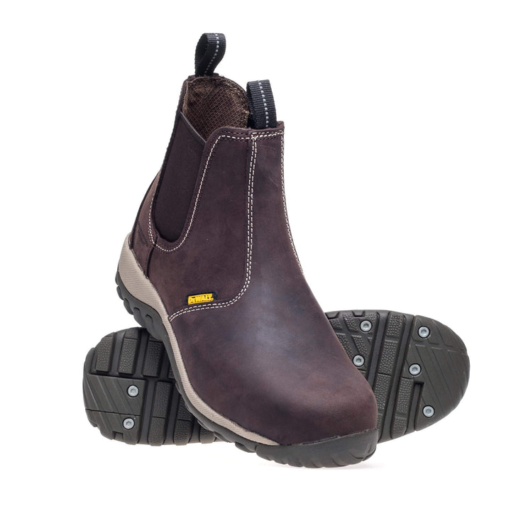 DeWalt Radial Brown Safety Dealer Boots Brown Top and Bottom 1 #colour_brown