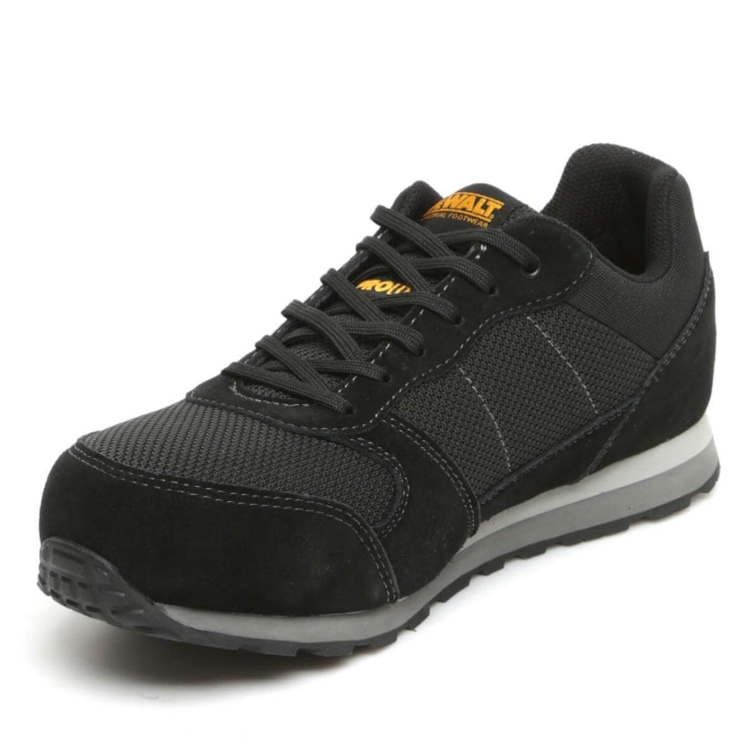 DeWalt Sarasota Pro Lite Lightweight Safety Trainers Black Front #colour_black