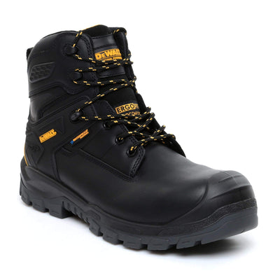 DeWalt Springfield Black Metal Free Waterproof Safety Boots Black Main #colour_black