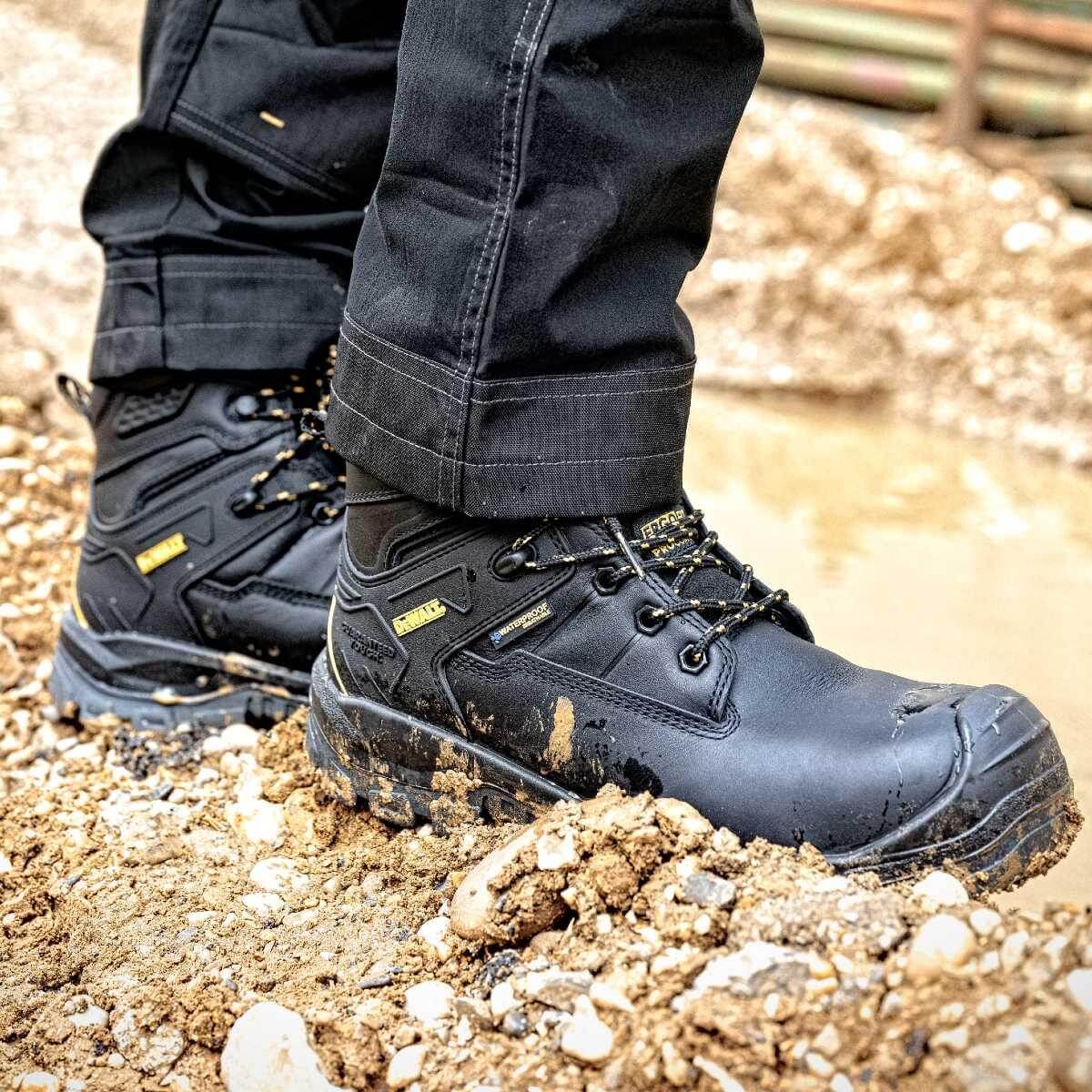 DeWalt Springfield Black Metal Free Waterproof Safety Boots