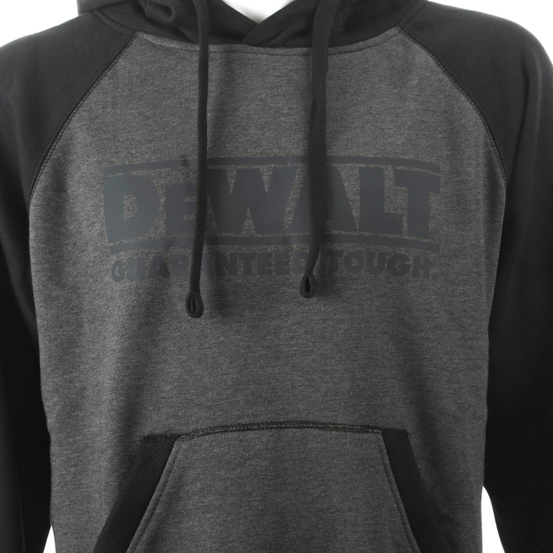 DeWalt Stratford Grey Marl and Black Hoodie Grey Black Top and Bottom 1 #colour_grey-black