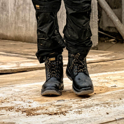DeWalt Titanium Black 6 Inch Waterproof Safety Boots Black Model 2 #colour_black