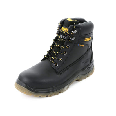 DeWalt Titanium Black 6 Inch Waterproof Safety Boots Black Side 1 #colour_black