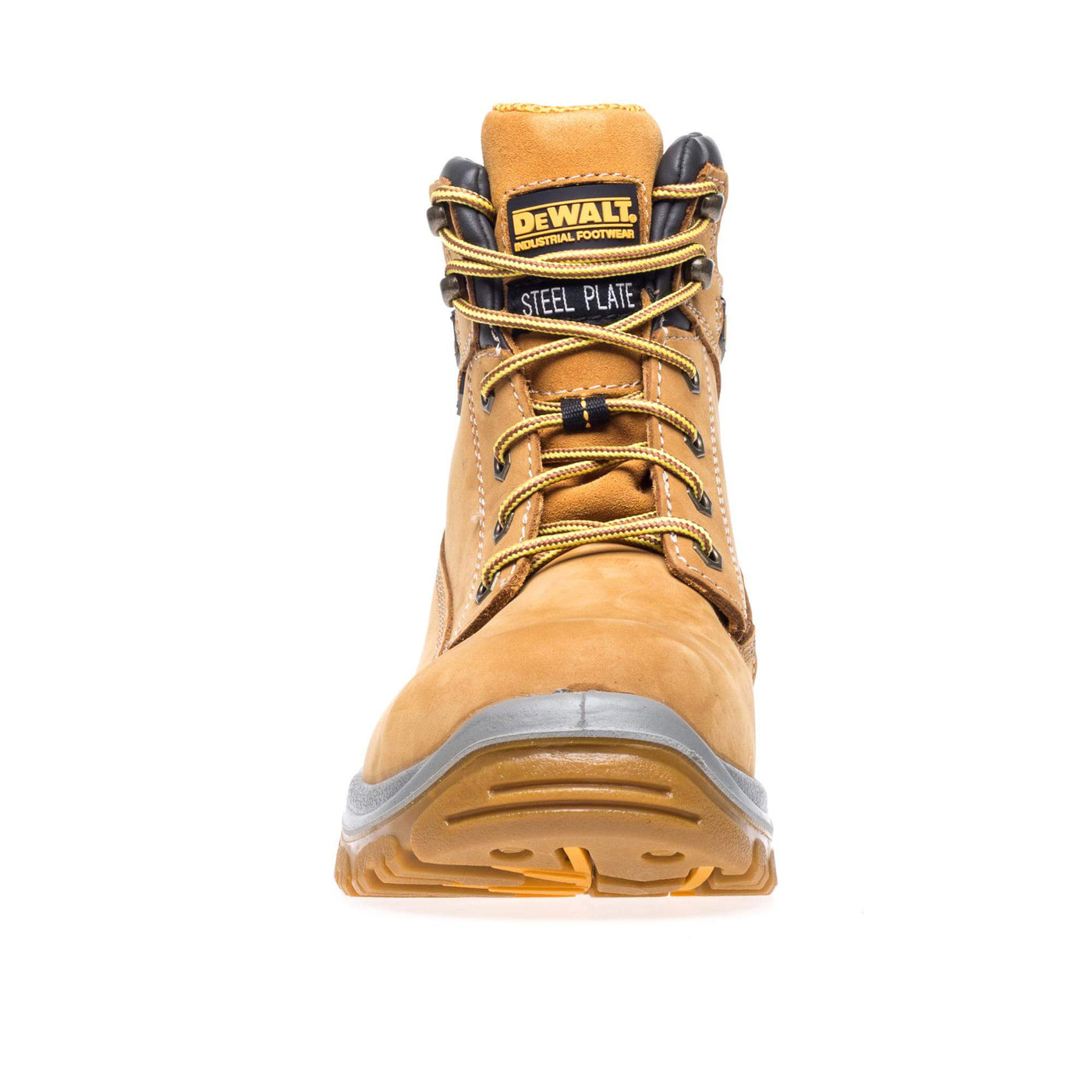 DeWalt Titanium Black 6 Inch Waterproof Safety Boots Honey Front #colour_honey