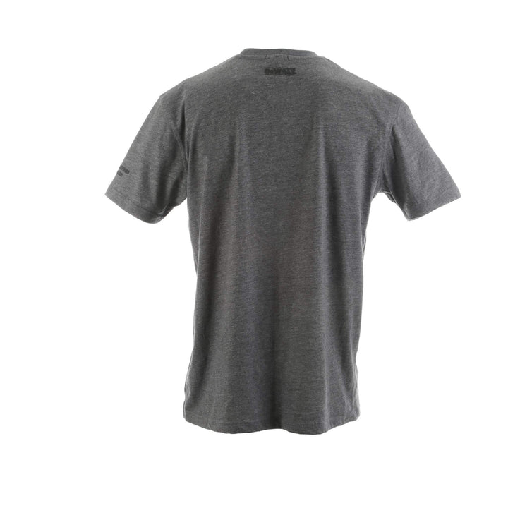 DeWalt Typhoon Charcoal Grey T Shirt Grey Back #colour_grey