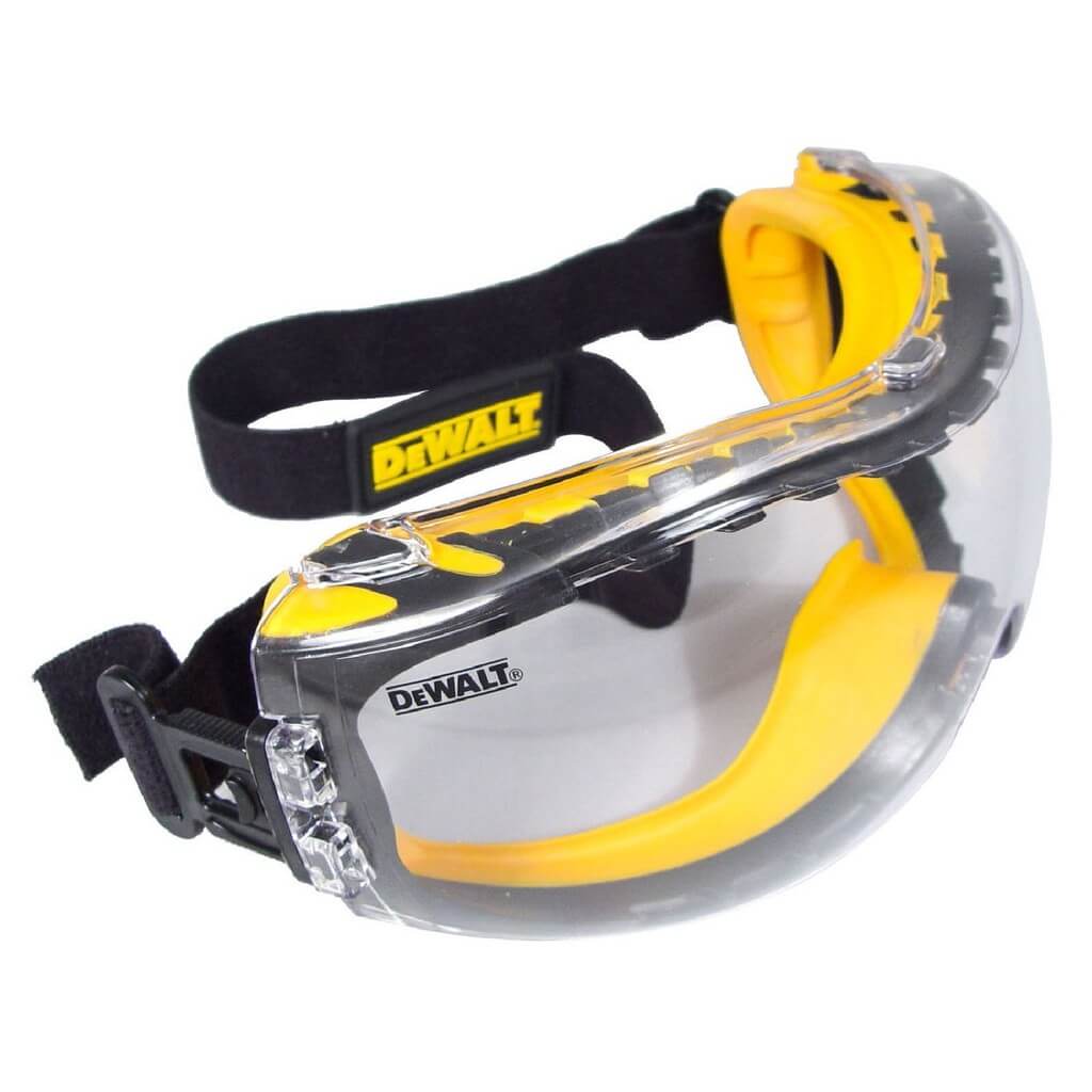 Dewalt Concealer DPG82 Safety Goggles-Clear-Black-Yellow-Main