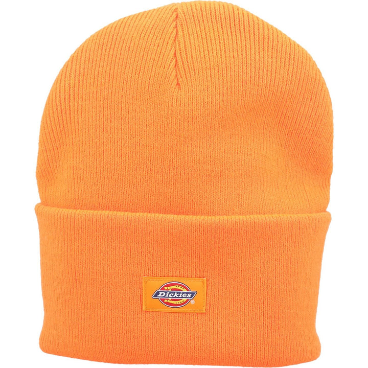 Dickies Acrylic Cuffed Beanie Neon Orange 1#colour_neon-orange