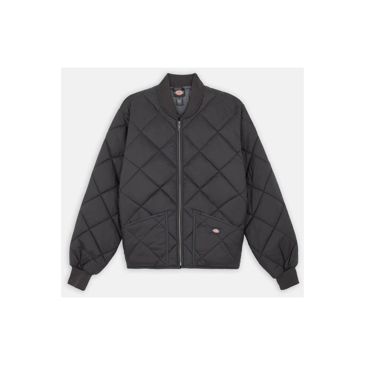 Dickies Diamond Quilted Nylon Jacket Black 6#colour_black