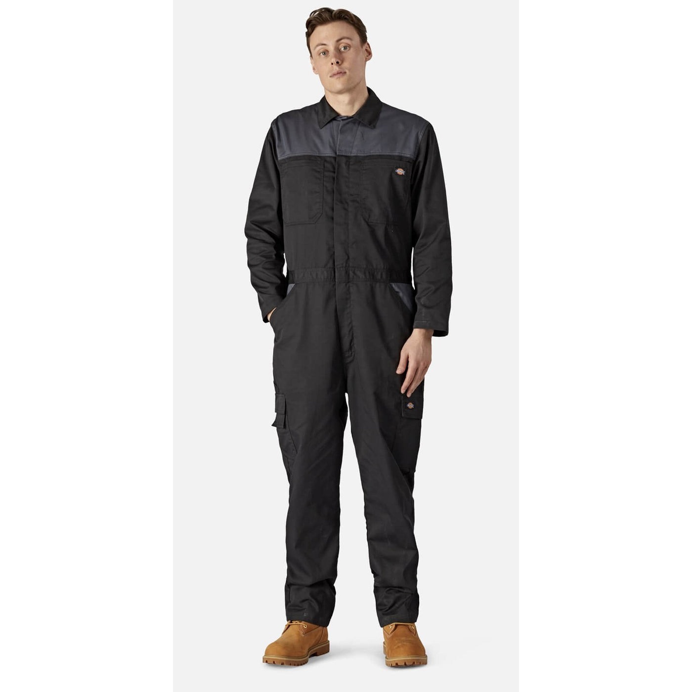 Dickies Everyday Coverall Black Gray 1#colour_black-gray
