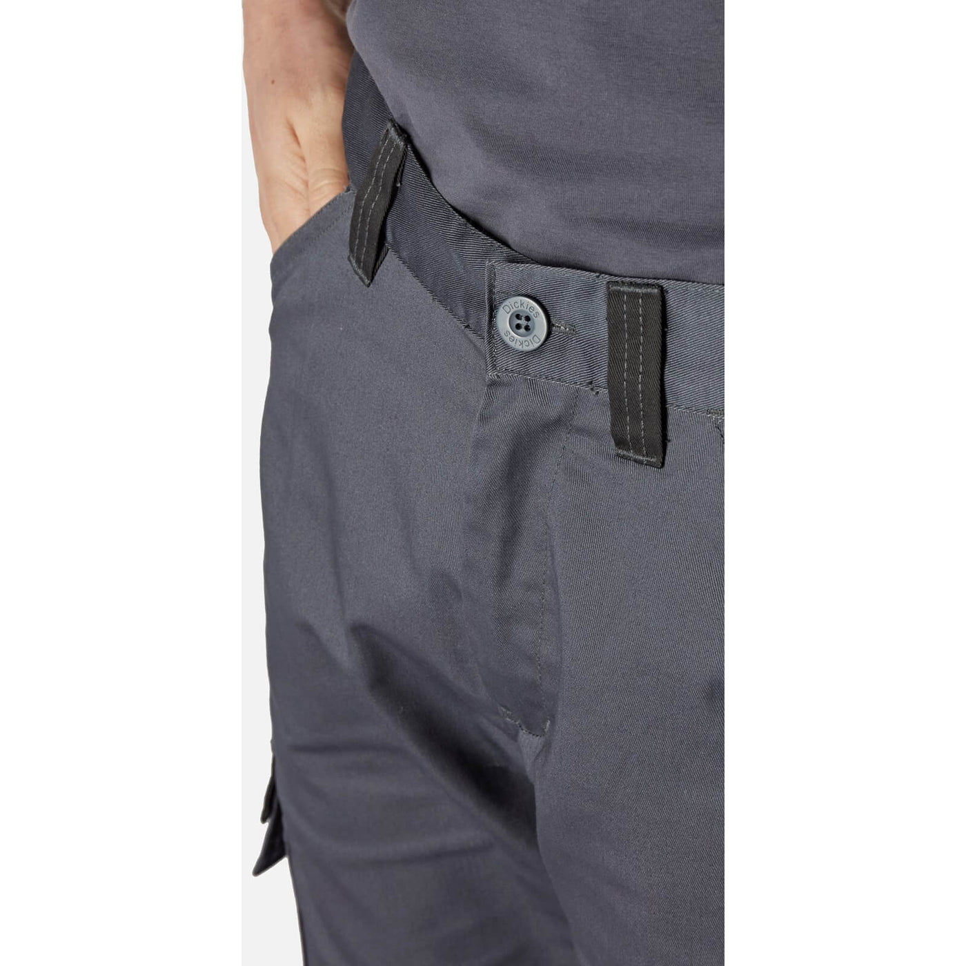 Dickies Everyday Work Trousers Grey/Black 4#colour_grey-black