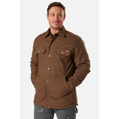Dickies Flex Duck Shirt Jacket Timber 1#colour_timber