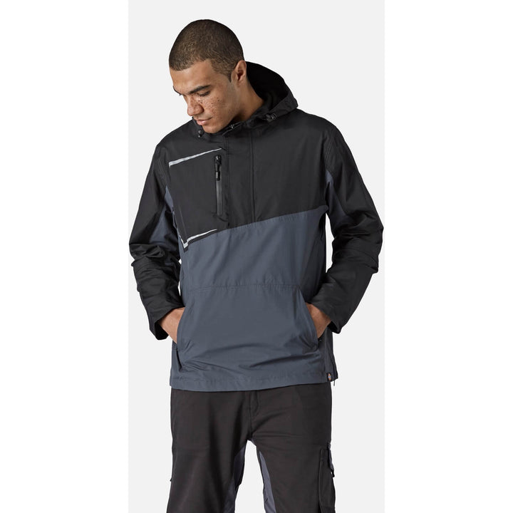 Dickies Generation Overhead Waterproof Jacket New Grey/Black 1#colour_new-grey-black