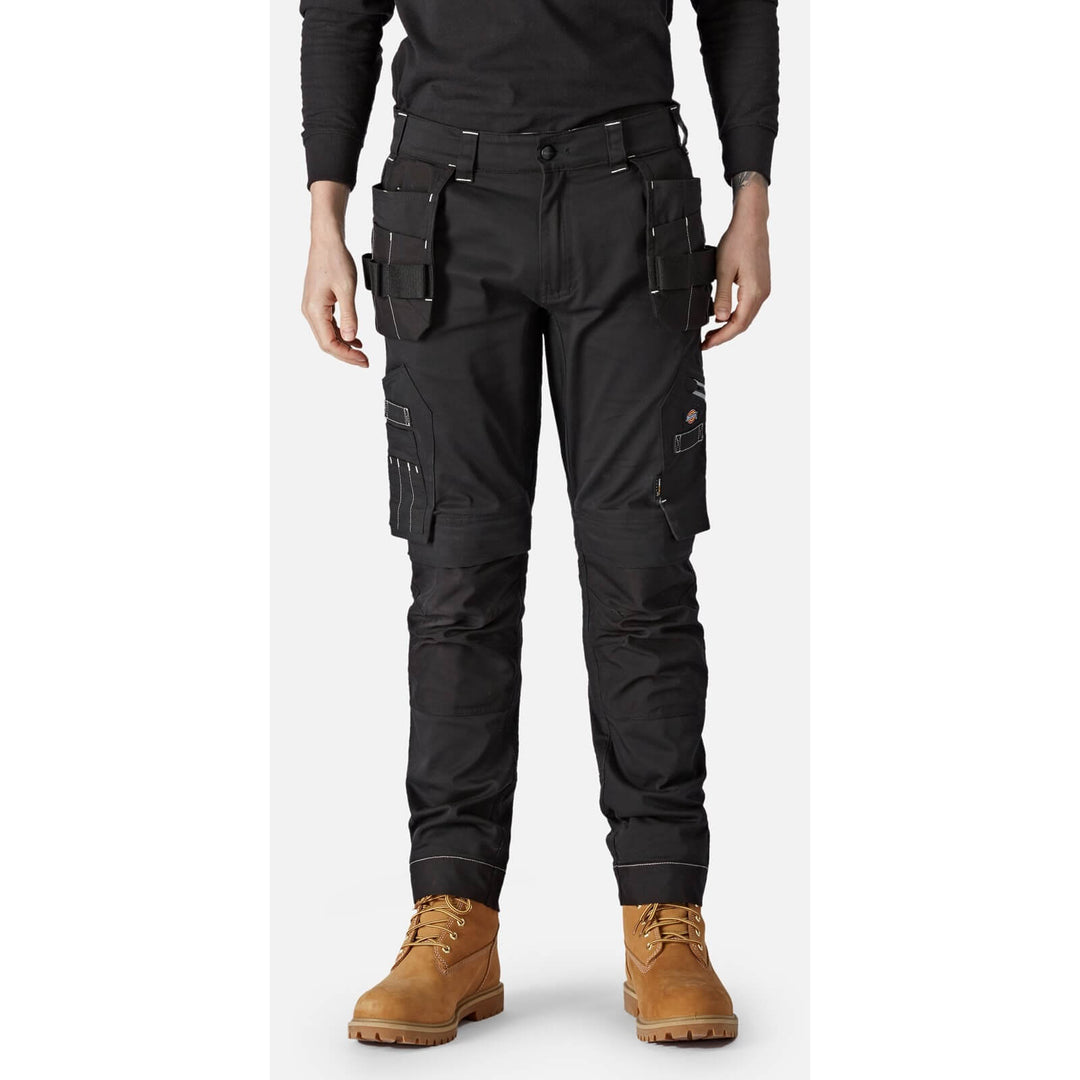 Dickies Holster Universal FLEX Trousers Black 1#colour_black