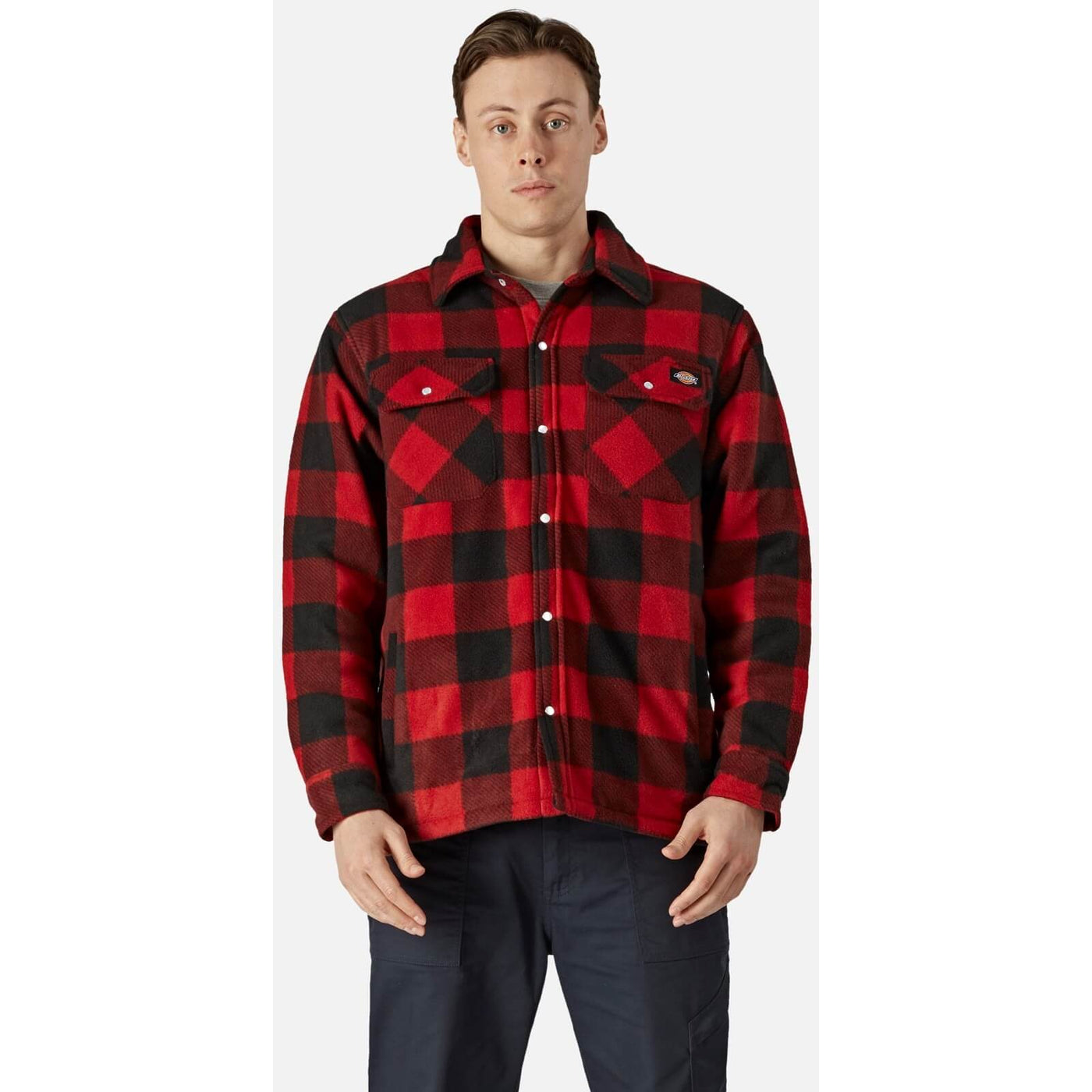 Dickies Portland Shirt Red 1#colour_red