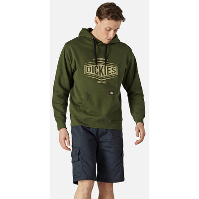 Dickies Rockfield Hoodie Olive Green 1#colour_olive-green