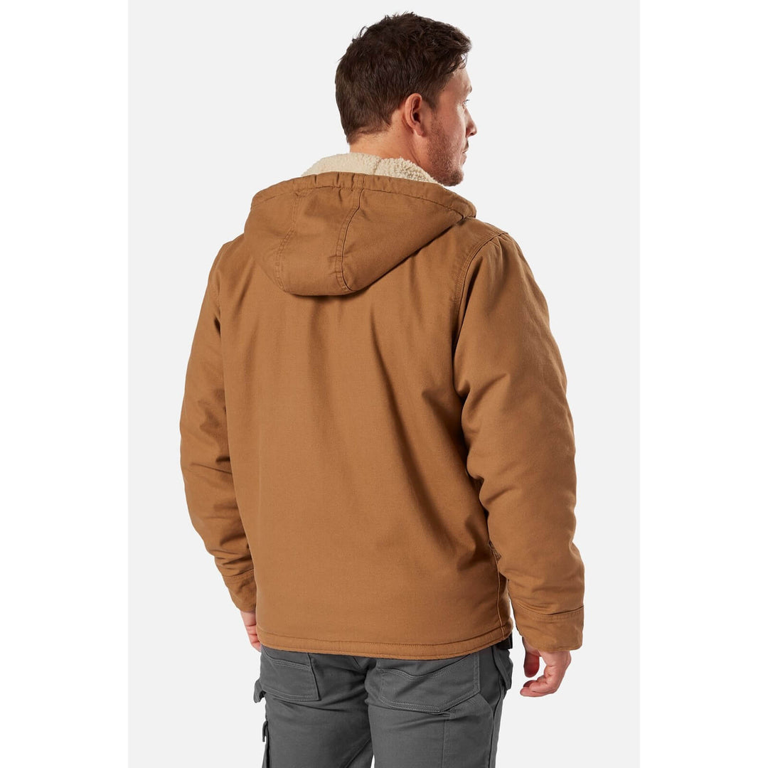 Dickies Sherpa Lined Duck Jacket Rinsed Brown Duck 2#colour_rinsed-brown-duck