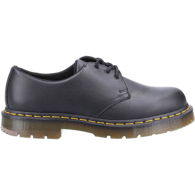 Dr Martens 1461 Slip Resistant Leather Shoes Black 4#colour_black