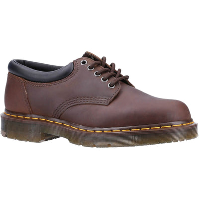 Dr Martens 8053 Slip Resistant Leather Shoes Black 1#colour_black