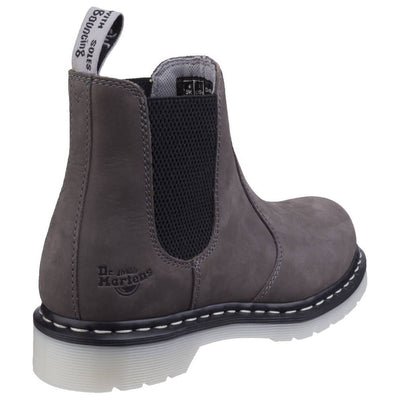 Dr Martens Arbor Chelsea Steel Toe Boots-Grey Wind River-2