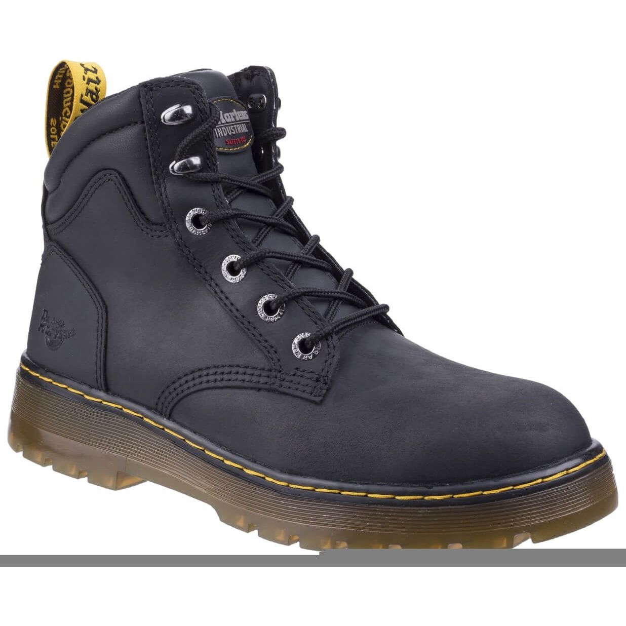 Dr Martens Brace Hiking Style Safety Boots-Black Republic-Main