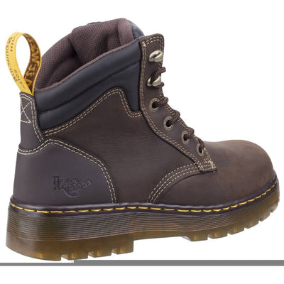 Dr Martens Brace Hiking Style Safety Boots-Dark Brown Republic-2
