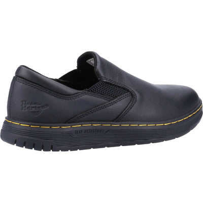Dr Martens Brockley SR Slip On Safety Shoes Black 2#colour_black
