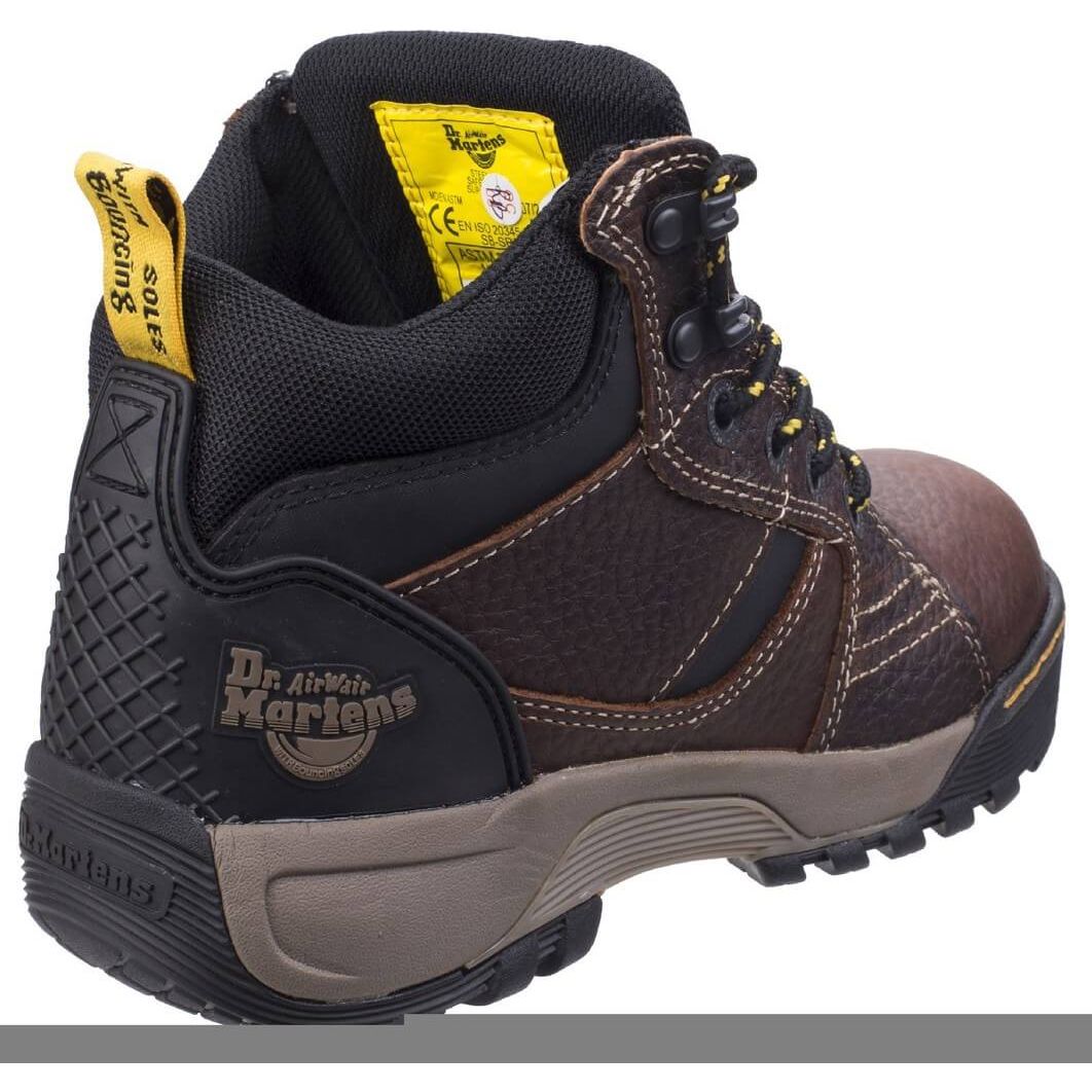 Dr Martens Grapple Safety Boots-Teak-2
