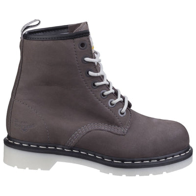 Dr Martens Maple Classic Steel-Toe Work Boots-Grey Wind River-4