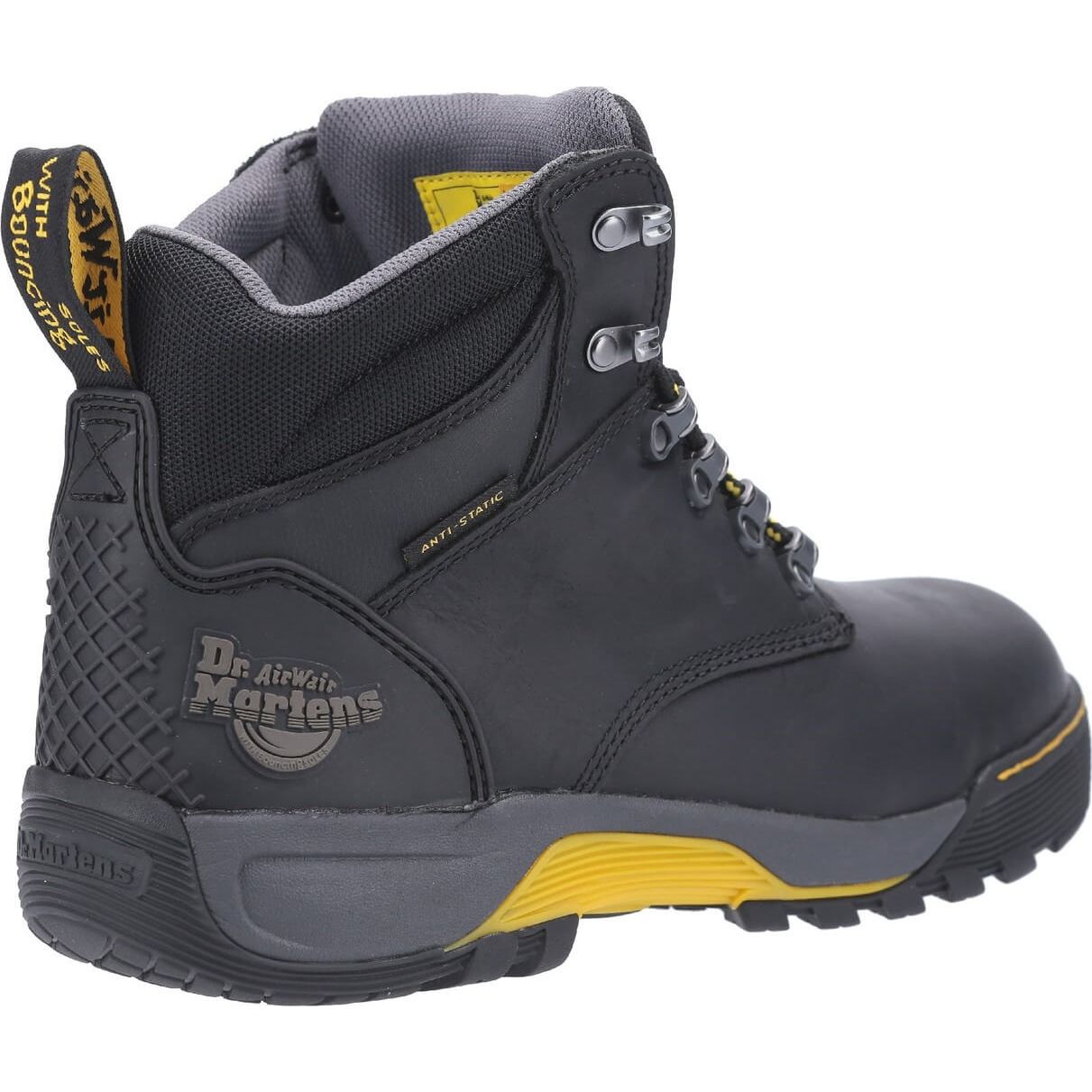 Dr Martens Ridge ST Hiking Safety Boot-Black-2