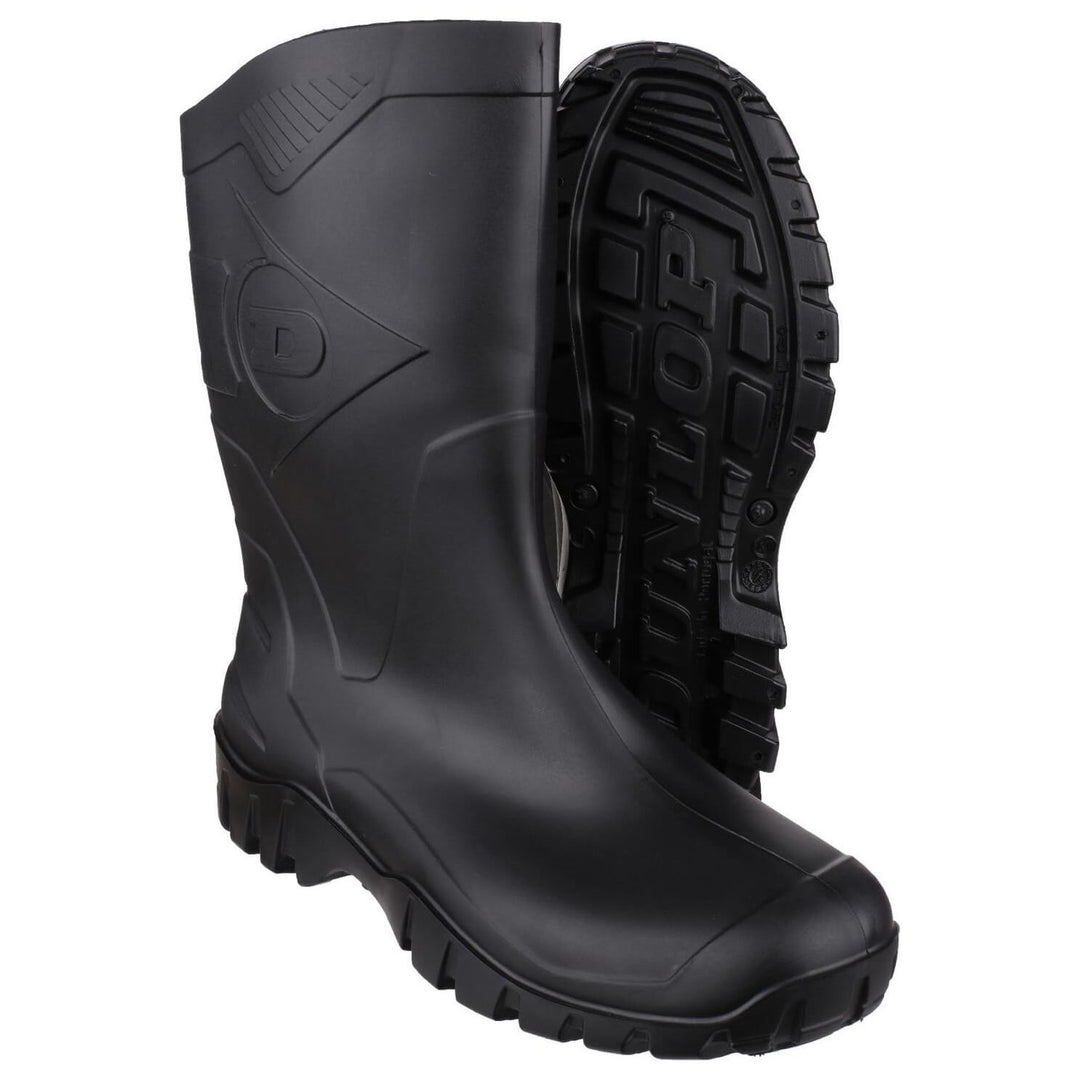 Dunlop Dee Short Wellies-Black-3