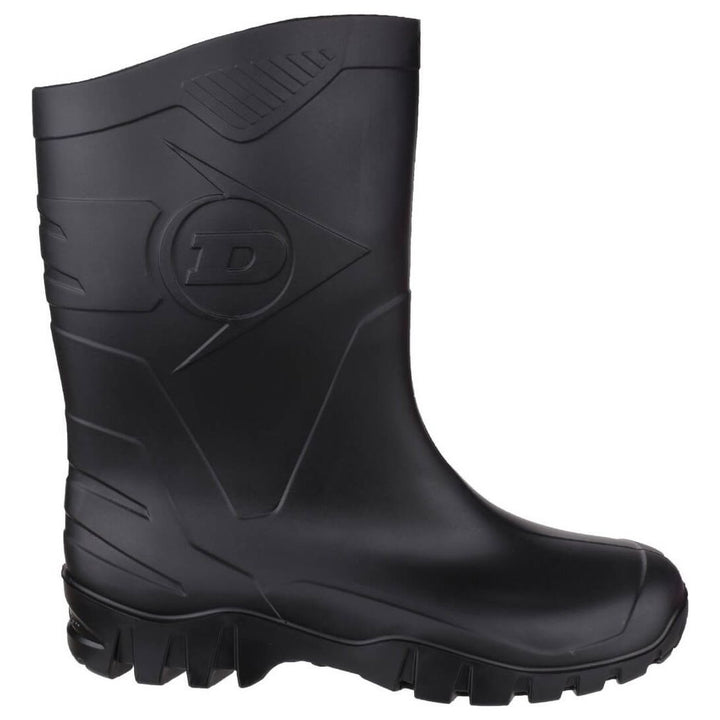 Dunlop Dee Short Wellies-Black-5