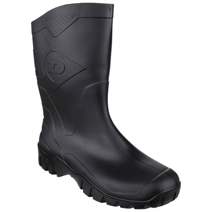 Dunlop Dee Short Wellies-Black-Main