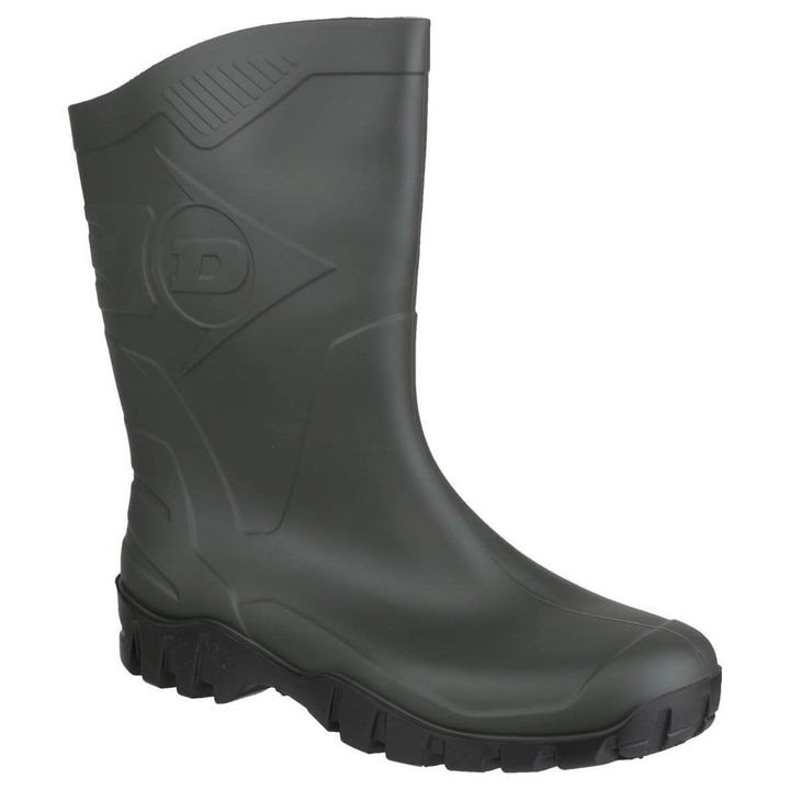 Dunlop Dee Short Wellies-Dark Green-Main