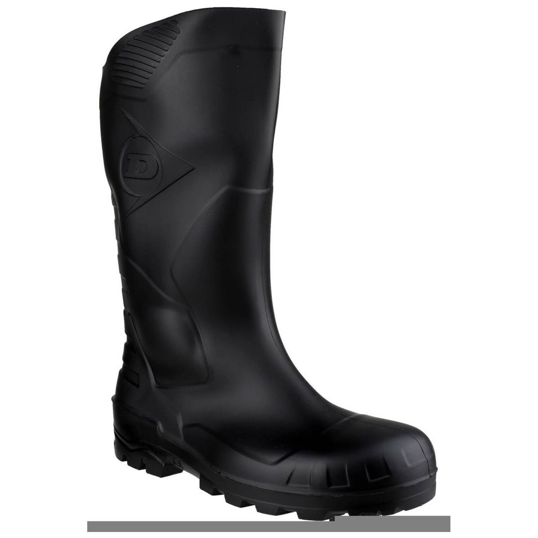 Dunlop Devon Safety Wellies-Black-Main