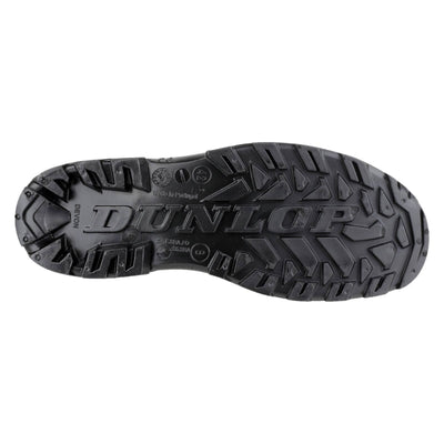 Dunlop Devon Safety Wellies-Green-Black-4