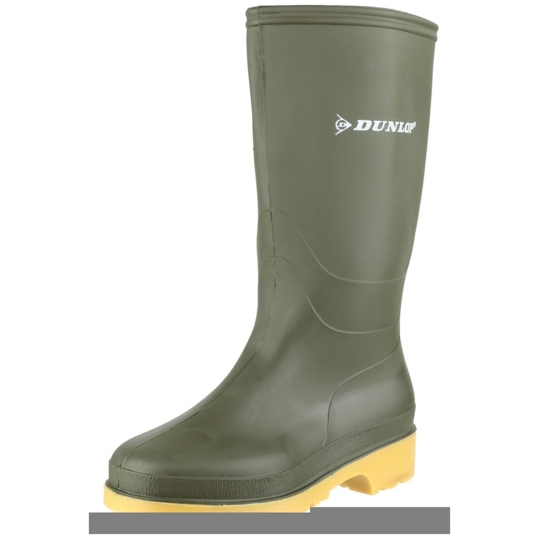 Dunlop Dulls Knee-length Wellies-Green-5