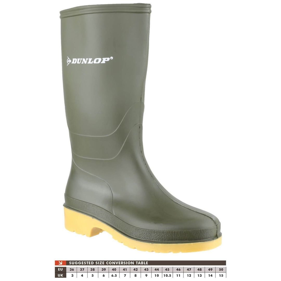 Dunlop Dulls Wellies-Green-6