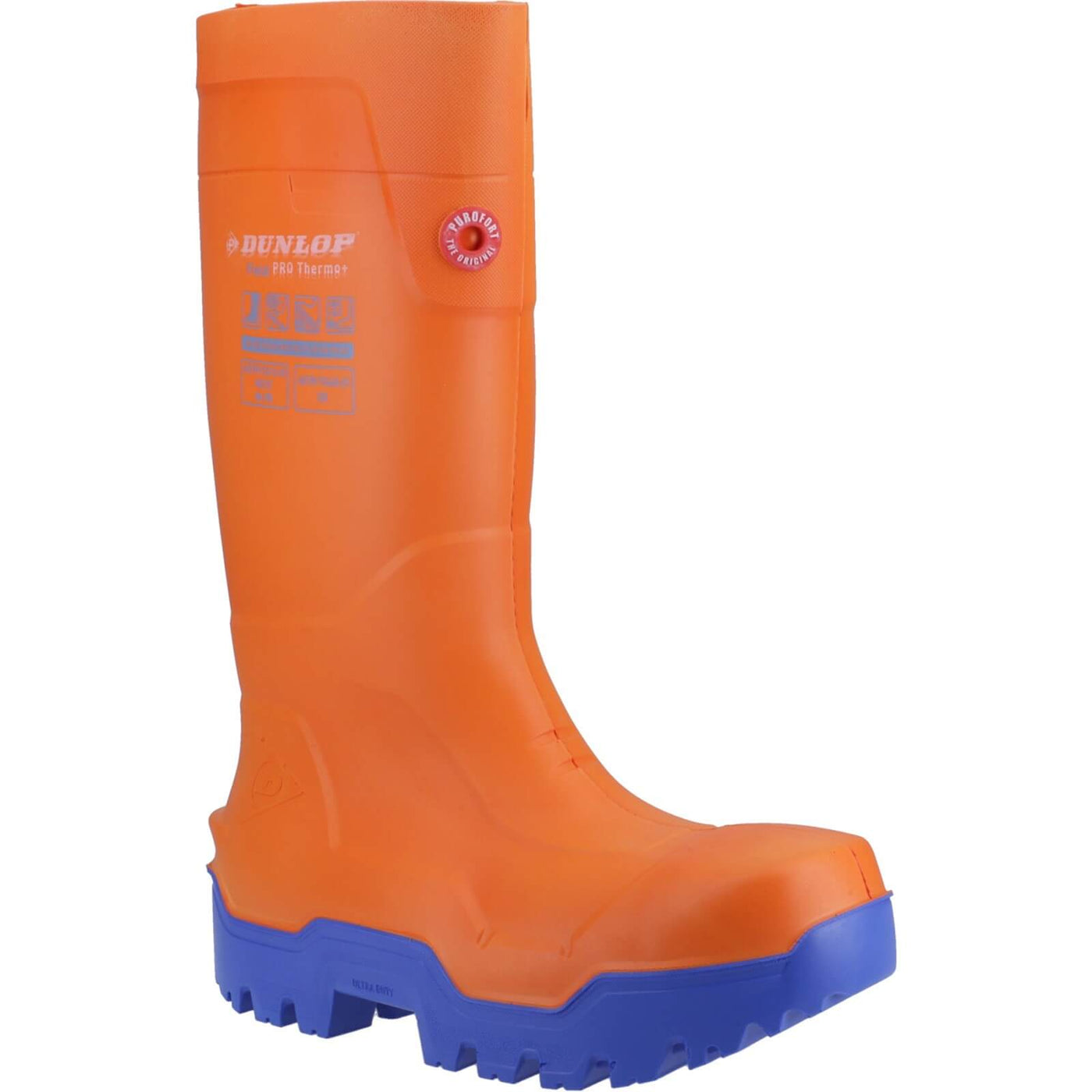 Dunlop FIELDPRO THERMO+ Safety Wellingtons Orange 1#colour_orange